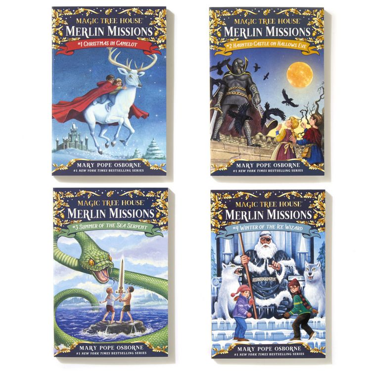 Produktbild: Magic Tree House Merlin Missions Books 1-4 Boxed Set