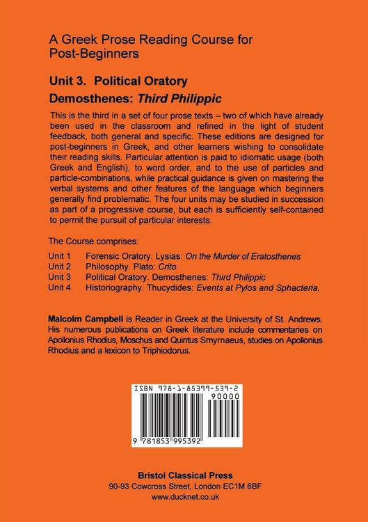 Produktbild: A Greek Prose Course