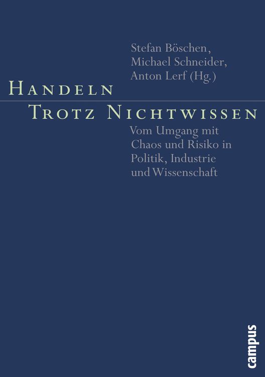 Produktbild: Handeln trotz Nichtwissen