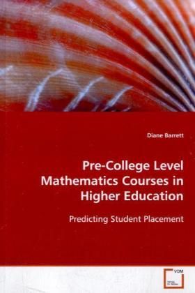 Produktbild: Barrett Diane: Pre-College Level Mathematics Courses in High