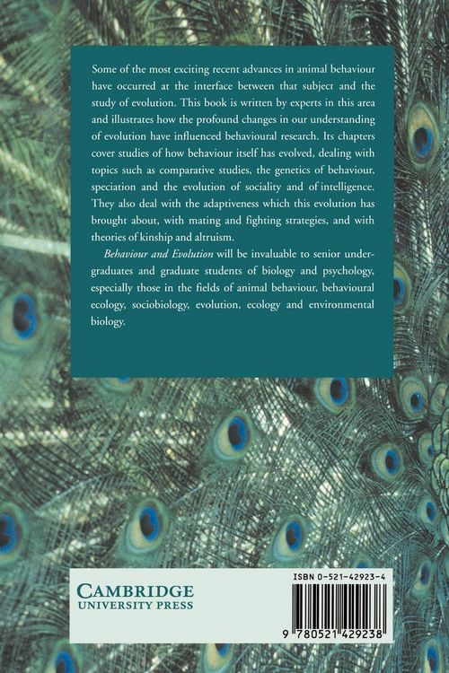 Produktbild: Behaviour and Evolution