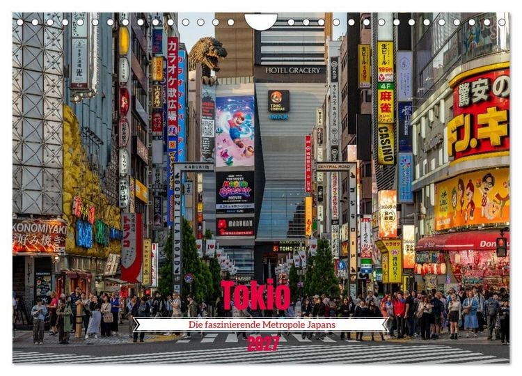 Produktbild: Tokio. Die faszinierende Metropole Japans (Wandkalender 2027 DIN A4 quer), CALVENDO Monatskalender