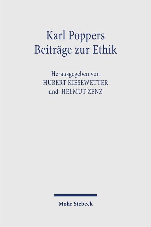 Produktbild: Karl Poppers Beitr&auml;ge zur Ethik