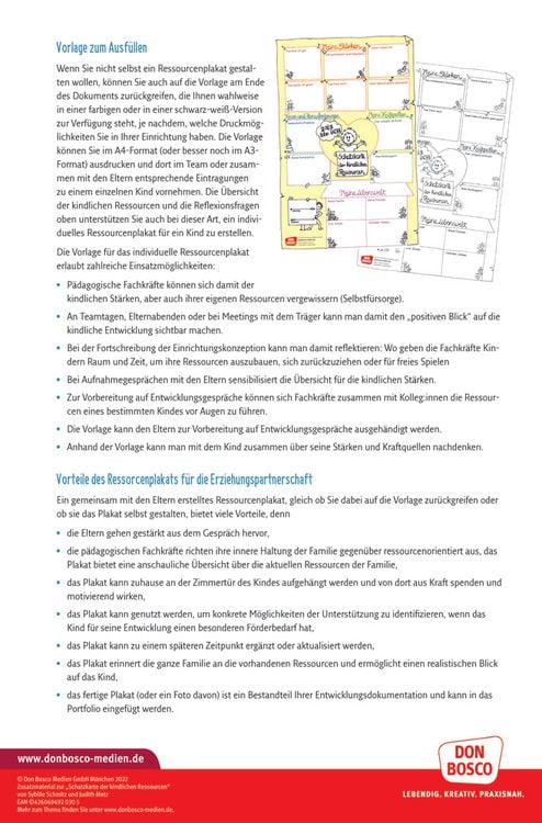 Produktbild: Schatzkarte der kindlichen Ressourcen