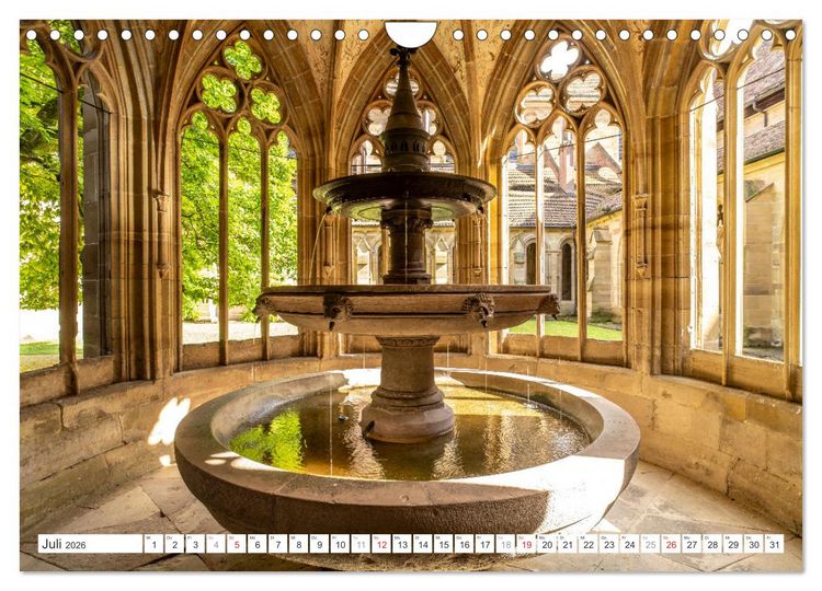 Produktbild: Faszination Kloster (Wandkalender 2026 DIN A4 quer), CALVENDO Monatskalender