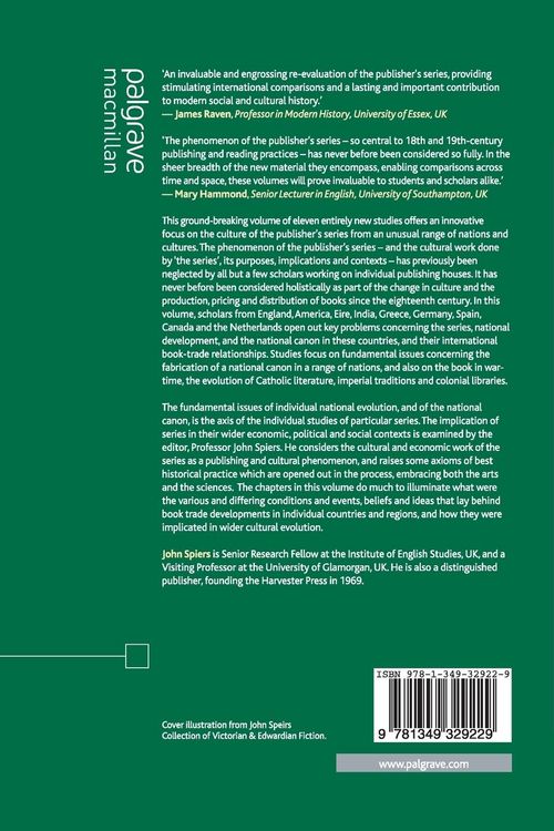Produktbild: The Culture of the Publisher's Series, Volume 2