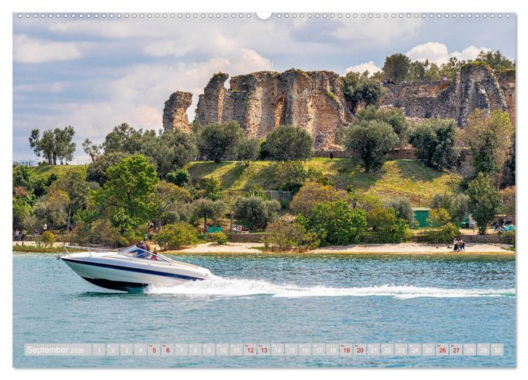 Produktbild: Tenno - Landschaft zwischen Trentino und Gardasee (hochwertiger Premium Wandkalender 2026 DIN A2 quer), Kunstdruck in Hochglanz