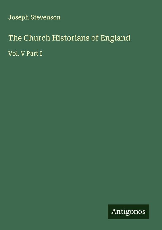 Produktbild: The Church Historians of England