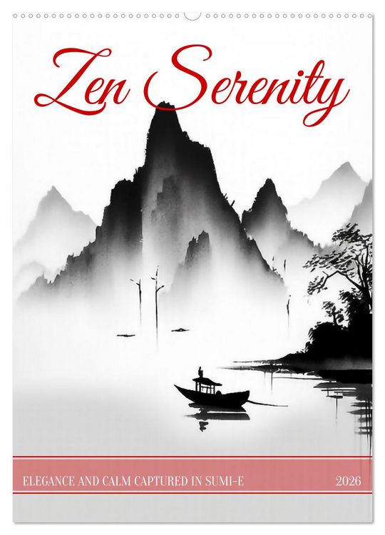 Produktbild: Zen Serenity (Wall Calendar 2026 DIN A2 portrait), CALVENDO 12 Month Wall Calendar