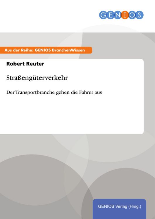 Produktbild: Stra&szlig;eng&uuml;terverkehr