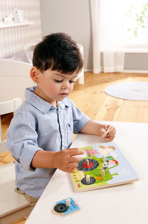 HABA - Greifpuzzle Peters Bauernhof, 6 Teile