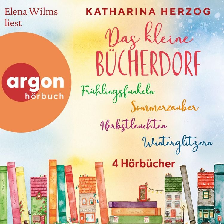 Produktbild: Das kleine B&uuml;cherdorf 1-4 - Winterglitzern, Fr&uuml;hlingsfunkeln, Herbstleuchten, Sommerzauber (Nur bei uns!)