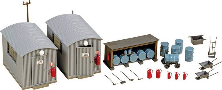 Produktbild: Auhagen 11478 H0 Wellblechschuppen &Ouml;llager