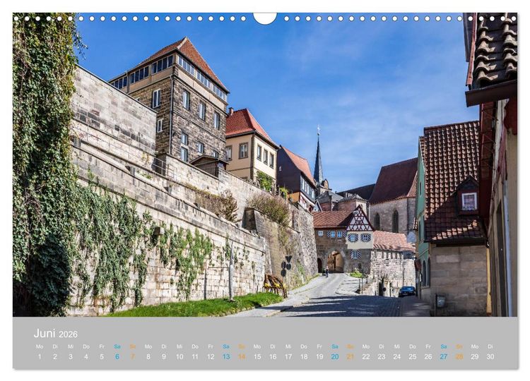 Produktbild: Kronach - drei Fl&uuml;sse und eine Festung (Wandkalender 2026 DIN A3 quer), CALVENDO Monatskalender