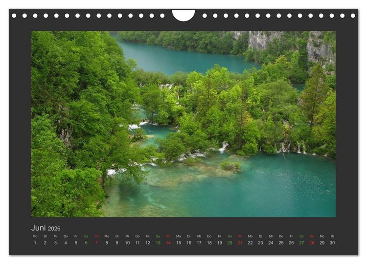 Produktbild: FALLENDE WASSER (Wandkalender 2026 DIN A4 quer), CALVENDO Monatskalender