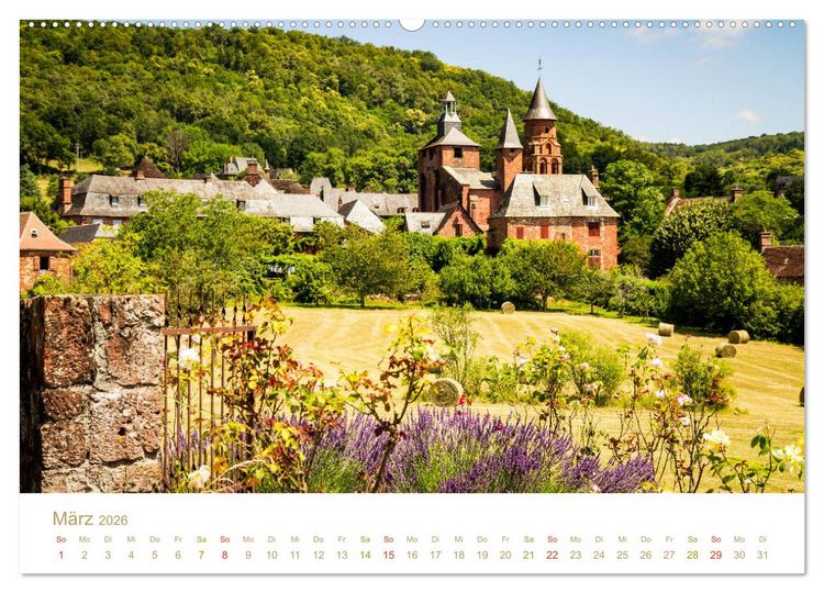 Produktbild: Malerisches Frankreich (hochwertiger Premium Wandkalender 2026 DIN A2 quer), Kunstdruck in Hochglanz