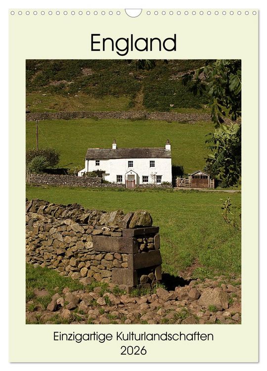 Produktbild: England - Einzigartige Kulturlandschaften (Wandkalender 2026 DIN A3 hoch), CALVENDO Monatskalender