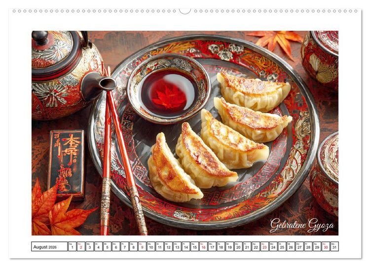 Produktbild: Genussmomente. Streifzug durch die japanische K&uuml;che (Wandkalender 2026 DIN A2 quer), CALVENDO Monatskalender