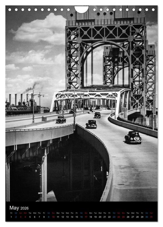 Produktbild: Historic New York 1936 (Wall Calendar 2026 DIN A4 portrait), CALVENDO 12 Month Wall Calendar