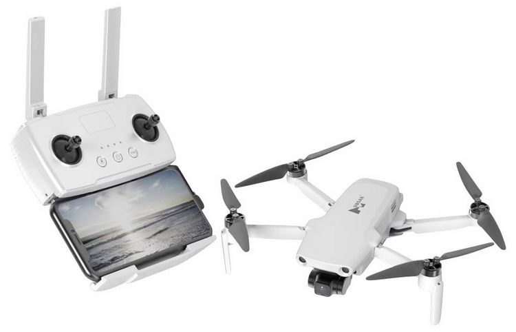 Produktbild: Hubsan Zino Mini Pro-2025 Quadrocopter RtF Kameraflug Wei&szlig; (matt)