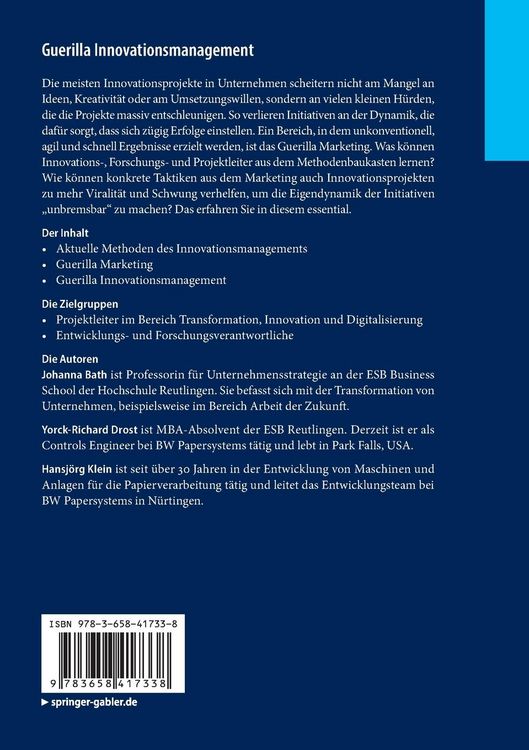Produktbild: Guerilla Innovationsmanagement