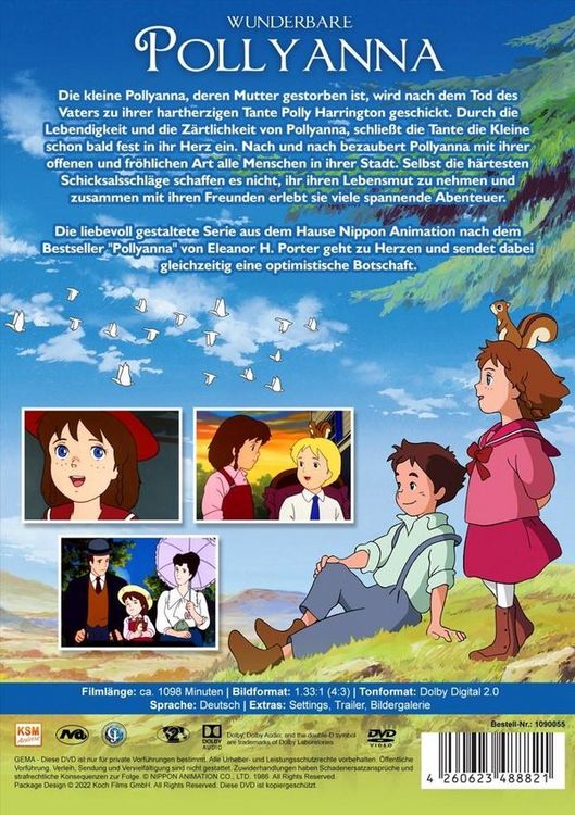 Produktbild: Wunderbare Pollyanna - Die komplette Serie [10 DVDs]