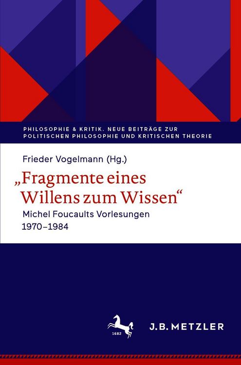 Produktbild: ,,Fragmente eines Willens zum Wissen"