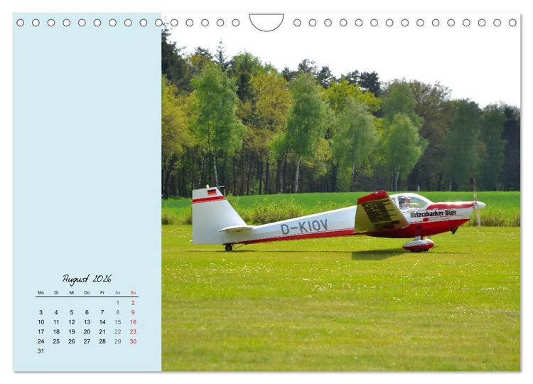 Produktbild: Sportliche Kunstflieger (Wandkalender 2026 DIN A4 quer), CALVENDO Monatskalender