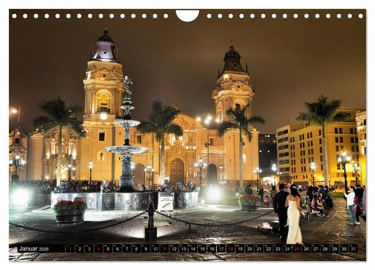 Produktbild: Peru - Bolivien. Eine s&uuml;damerikanische Zwei-L&auml;nder-Reise (Wandkalender 2026 DIN A4 quer), CALVENDO Monatskalender