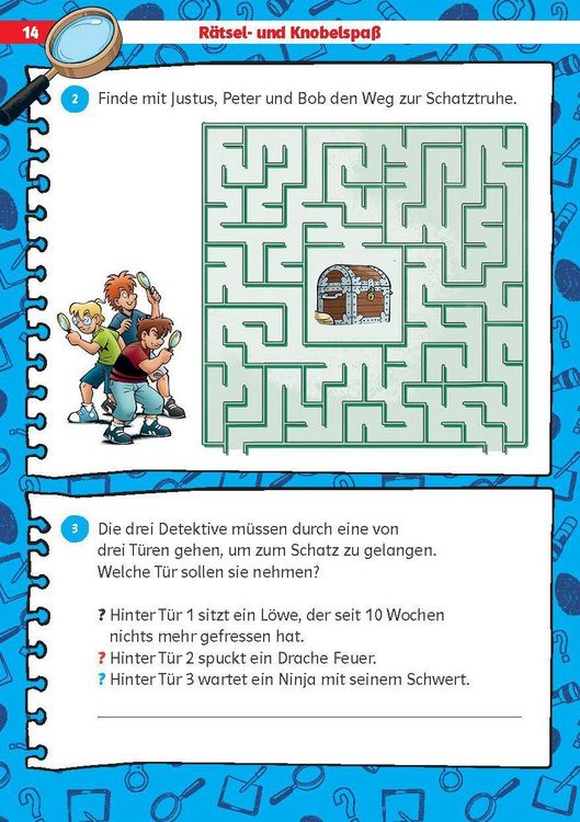 Produktbild: Die drei ??? Kids: Mein Matheblock 2. Klasse