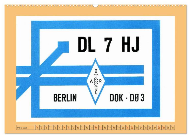Produktbild: Amateurfunk in West-Berlin (hochwertiger Premium Wandkalender 2026 DIN A2 quer), Kunstdruck in Hochglanz