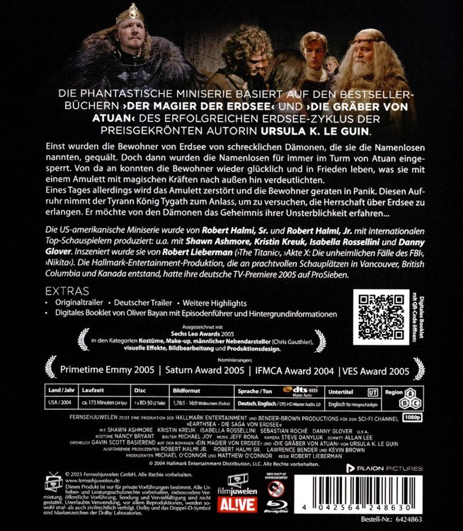 Produktbild: Earthsea - Die Saga von Erdsee (Legend of Earthsea) (Fernsehjuwelen)