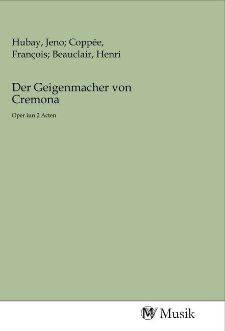 Produktbild: Der Geigenmacher von Cremona
