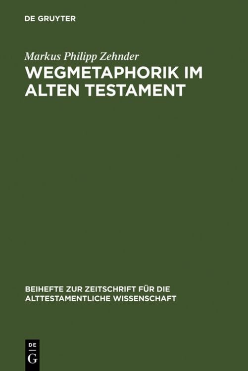 Produktbild: Wegmetaphorik im Alten Testament