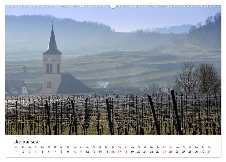 Produktbild: Impressionen vom Kaiserstuhl (Wandkalender 2026 DIN A2 quer), CALVENDO Monatskalender
