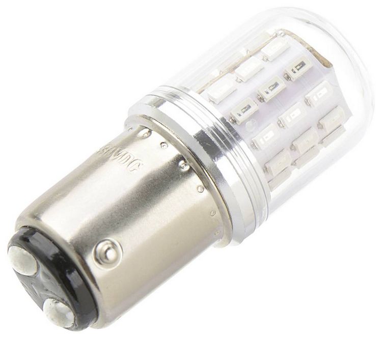 Produktbild: TRU COMPONENTS TC-13776188 LED-Signalleuchte Gr&uuml;n BA15d 10 V/DC, 30 V/DC 250lm