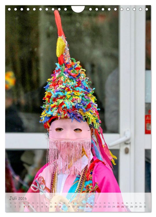 Produktbild: Karneval in Galicien (Wandkalender 2026 DIN A4 hoch), CALVENDO Monatskalender