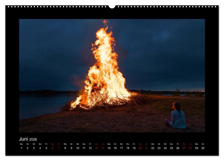 Produktbild: Finnland - Nordische Farbenspiele (Wandkalender 2026 DIN A2 quer), CALVENDO Monatskalender
