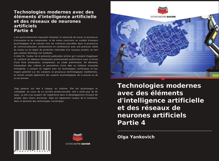 Produktbild: Technologies modernes avec des &eacute;l&eacute;ments d'intelligence artificielle et des r&eacute;seaux de neurones artificiels Partie 4