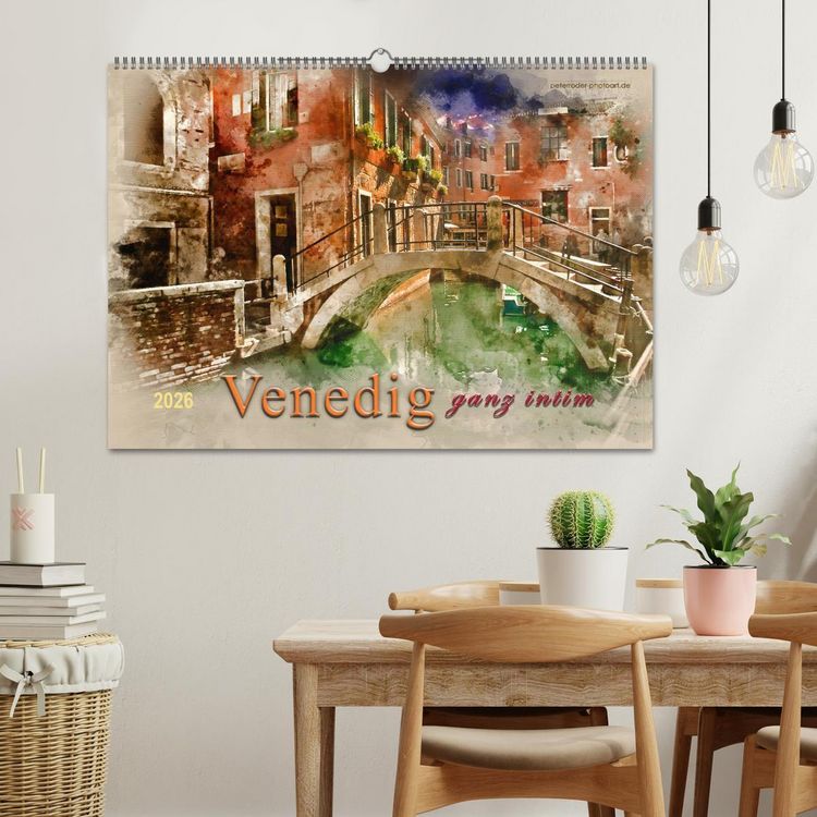 Produktbild: Venedig - ganz intim (Wandkalender 2026 DIN A2 quer), CALVENDO Monatskalender