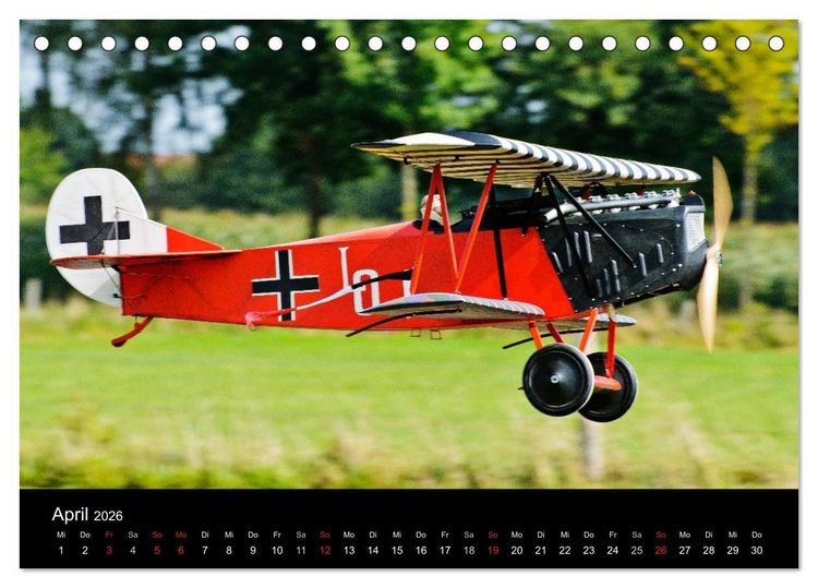 Produktbild: Modellflieger / CH-Version (Tischkalender 2026 DIN A5 quer), CALVENDO Monatskalender