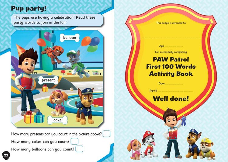 Produktbild: PAW PATRO_PAW PATROL FIRST 100