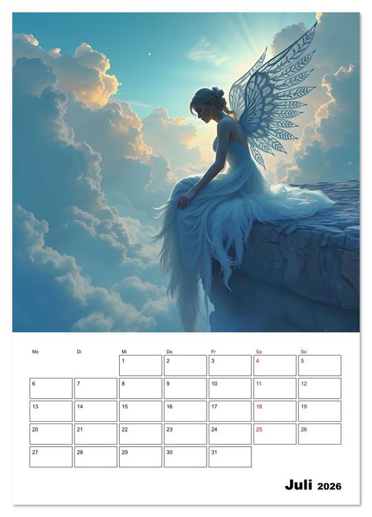 Produktbild: Elementare Seelenreise (Wandkalender 2026 DIN A4 hoch), CALVENDO Monatskalender