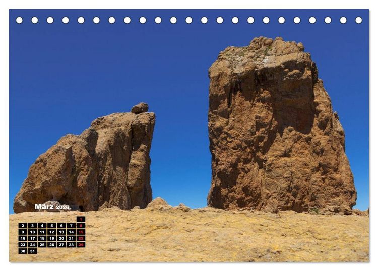 Produktbild: Auf Schusters Rappen... Gran Canaria (Tischkalender 2026 DIN A5 quer), CALVENDO Monatskalender
