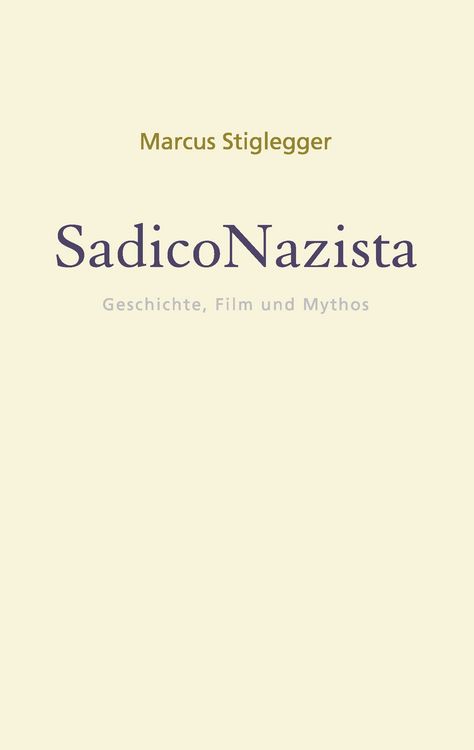 Produktbild: SadicoNazista