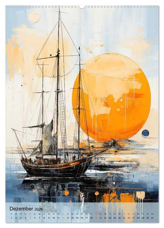 Produktbild: Segeln - Leinen los zum Segelt&ouml;rn (hochwertiger Premium Wandkalender 2026 DIN A2 hoch), Kunstdruck in Hochglanz