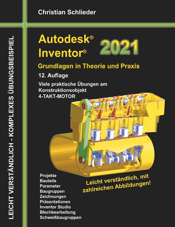 Produktbild: Autodesk Inventor 2021 - Grundlagen in Theorie und Praxis