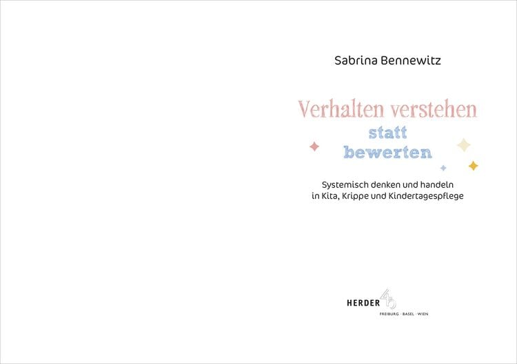 Produktbild: Verhalten verstehen statt bewerten