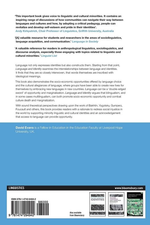 Produktbild: Language and Identity