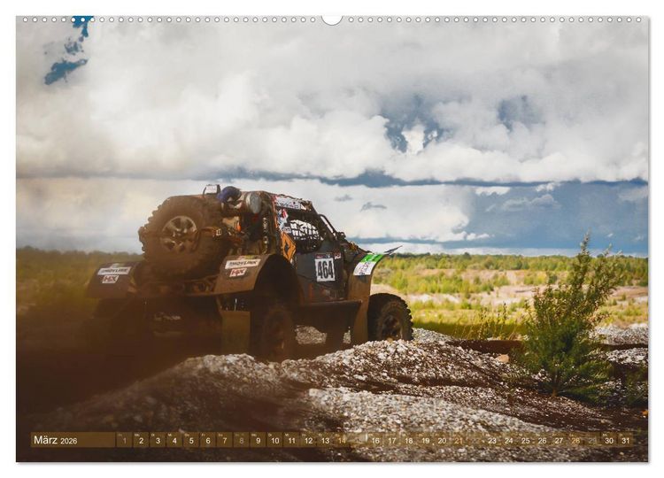 Produktbild: RALLYE RAID (Wandkalender 2026 DIN A2 quer), CALVENDO Monatskalender